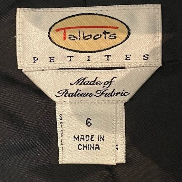 Talbots Sapphire Blue Pleated Party Event Balloon Hemline Skirt NWOT Size 6 - Picture 8 of 11